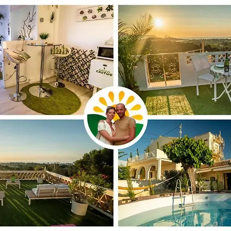 Casa Cactus Romantic 360 View Rooftop Loft * Foyes Blanques